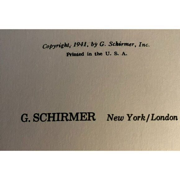 G. Schirmer Edition Of "Trial By Jury" 1941 Musical Score Gilbert and Sullivan - Picture 3 of 11